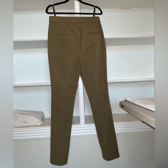 HELMUT LANG Khaki Green Trousers Split Hem Cigarette Pant - 10 - Picture 8 of 10